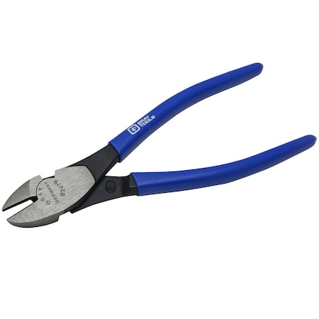 Gray Tools 8" Heavy Duty Side Cutting Pliers, With Vinyl Grips, 3/4" Jaw B247B